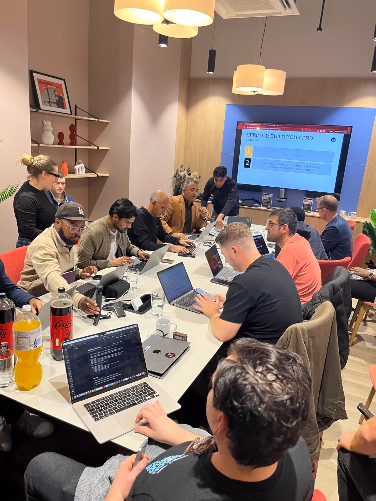 The Studio team, building together.